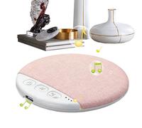 Noise Speaker - 3.78 Inch Device | ABS Linen Machine - Portable Sleep Audio Pillow Speaker For Bedroom Home Office Dorm Travel Kids Adults Relaxation Use