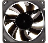 NoiseBlocker BlackSilent Pro P-P Ventilateur pour PC noir (l x H x P) 80 x 80 x 25 mm