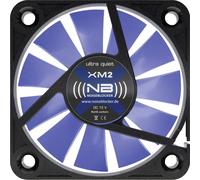 NoiseBlocker BlackSilent XM-2 Ventilateur pour PC noir, bleu (transparent) (l x H x P) 40 x 40 x 10 mm
