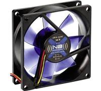 Noiseblocker BlackSilentFan X1, 5 V, Noir, 80 mm, 80 mm, 25 mm
