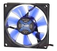 Noiseblocker BlackSilentFan X1 - Ventilateur châssis - 80 mm - noir G