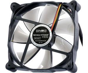 Noiseblocker Multiframe M12-PS Boitier PC Ventilateur 12 cm Noir