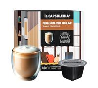 NOISETTE (96 Capsules) compatible avec Nescafé Dolce Gusto, Lot de 6 x 16 Capsules (96 portions tot) - la Capsuleria