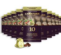 Noisette Espresso Crema Café Premium - 110 capsules de café | La Natura Lifestyle Organic 616g| biodisponible | compatible Nespresso®*³