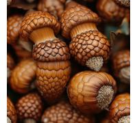 Noisettes Pommes De Pin Papier Peint Épaissir Mat Auto Adhésif 44x600 cm Graines De Bodhi Automne Meubles Autocollants Amovible Comptoir Contact Papier Stickers Muraux pour Bains Salon Chambre