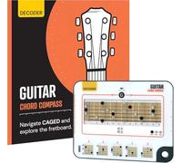 Noisy Clan Boussole d'Accords de Guitare et Livre - Maîtrisez la Logique du Manche et le Système CAGED - Simplifiez Composition et Théorie - Outil Nomade et Guide de 64 Pages