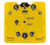 Noisy Clan Cercle des Quintes - Identifiez les Clés & Transposez la Musique Rapidement - Outil de Composition Mains Libres pour Tous Instruments - Roue Décodeur Pro 15cm