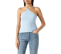 Noisy May A/S Femmes Nmmaya S/L Noos Top, Bleu céruléen, M