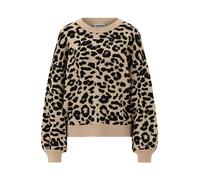 Noisy May Curve Pull-over 'NMCHARLOTT' beige / noir, Taille XXXL