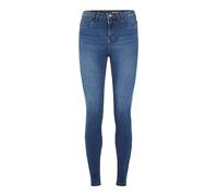 Noisy May Femme Nmcallie Hw Blue Noos Jean Skinny, Bleu, 40 /L32 Taille Fabricant 32 EU