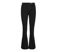 Noisy May Jeans Sallie Flare Taille haute Noir Femme 28/30