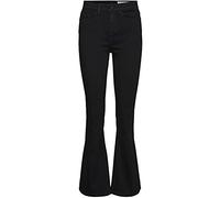 NOISY MAY Jean Évasé Taille Haute Sallie Femme Jean Noir W30L32