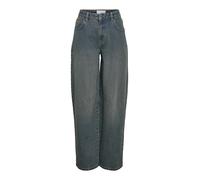 Noisy May Hazal Barr Kne Drt Vi586mb High Waist Jeans Bleu 28 / 30 Femme