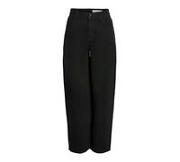 Noisy May Hazal Barrel Vi606bl High Waist Jeans Noir 27 / 32 Femme