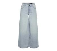 Noisy May Kettie Wide Leg Jeans Bleu 29 / 30 Femme