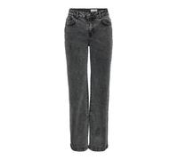 Noisy May Jeans Yolanda AZ391DG Wide-Leg Gris 27/32 Femme
