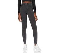Noisy May Femme Nmcallie Hw Skinny Jeans Vi069dg Noos Pantalons, Gris Foncé, 25W / 30L EU