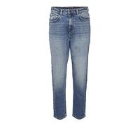 Noisy May Jeans Solid pour Femme, Bleu Denim foncé., 32 W/32 L