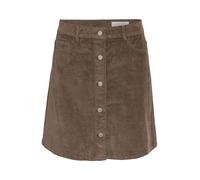 Vêtements Noisy May NMRONNIE NW A SHAPE SKIRT CORDUROY NOOS pour Femme S Marron