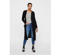 NOISY MAY Long Cardigan Manche longue Veste en maille basique Poches frontales N
