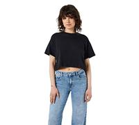 T-shirt semi-crop col rond femme Noisy May Nmalena FWD - Black - 3XL L