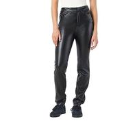 Noisy may NMANDY Moni PU HW Ankle Pants Noos, Noir, S x 34L