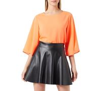 Noisy may Nmandy PU Hw Jupe évasée WVN Noos, Noir, L Femme