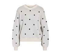 Noisy may Nmcharlott L/S O-Neck Knit FWD Noos, Eggnog, M Femme