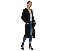 Noisy May Nmcity L/S Cardigan Long pour Femme Noos, Noir, L