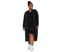 Noisy May Nmcity L/S Curve Noos Cardigan Long, Noir, 54 Femme