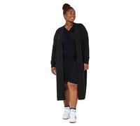 Noisy may Nmcity L/S Long Cardigan Curve Noos, Noir, 46 Femme