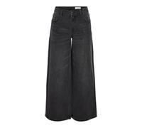 Noisy May Kettie Wide Leg Fit Vi559bl Jeans Noir 27 / 30 Femme