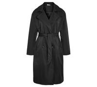 Noisy may Nmmanya L/S Trench Noos Coat, Noir, XS Femme