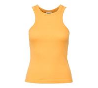 Noisy may Nmmaya Débardeur à col Ras du Cou pour Femme Taille S/L, Jaune Ambre, M