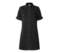 Noisy may Nmnew Signe S/S Denim Dress Wg001bl Noos Robe en Jean, Noir/détails délavés, M Femme