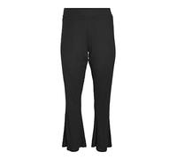NOISY MAY NMPASA HW Flared Pants Curve Pantalons, Black, 46 Femme