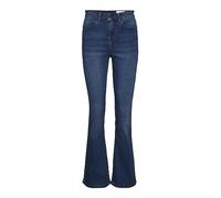 Noisy may NMSALLIE HW Flare Jeans VI021MB Noos, Femme, Opacity, Medium Blue Denim, 28/32