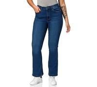 Noisy may NMSALLIE HW Flare Jeans VI021MB Noos, Medium Blue Denim, 31/34 Femme
