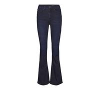 NOISY MAY NMSALLIE HW Flare VI241DB Noos Jean pour Femme Bleu foncé Denim Taille 27/34