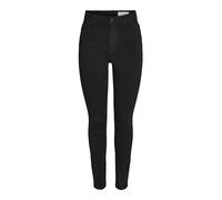 Noisy may Nmsolly Vi412bl Noos Jean Skinny Coupe, Noir, 28W / 30L Femme