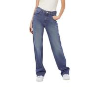 Noisy may Jean 'Yolanda' bleu denim / marron, Taille 31 Longueur 34