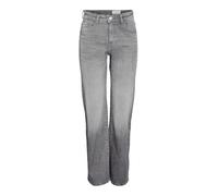 Noisy may Nmyolanda Nw Wide Jeans Az371dg FWD Noos Pantalon, Dark Grey Denim, 29W x 34L Femmes