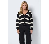 NOISY MAY NOISY MAY Black Stripe Long Sleeve Cardigan