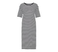 Noisy May NOS DE Femme Nmmayden 2/4 Dress Noos Robe, Multicolore (Black Stripes: Bright White), S EU