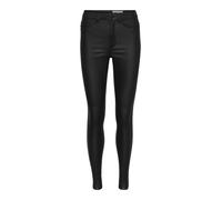 Noisy May Femme Nmcallie Hw Skinny Coated Noos Pantalon, Noir Coated, M EU