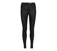 Noisy May Femme Nmcallie Hw Skinny Coated Noos Pantalon, Noir Coated, L EU