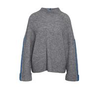 NOISY MAY Pull chaud femme en tricot côtelé et contraste