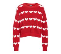 Noisy may Pull-over 'NMBLITZEN' pourpre / blanc, Taille L