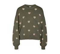 Noisy may Pull-over 'NMCHARLOTT' kaki / olive, Taille L