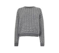 Noisy may Pull-over 'NMMAELYS' gris foncé / blanc, Taille S